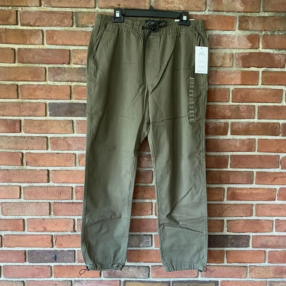 Bluenotes Slim Jogger Military Olive Green Size XL